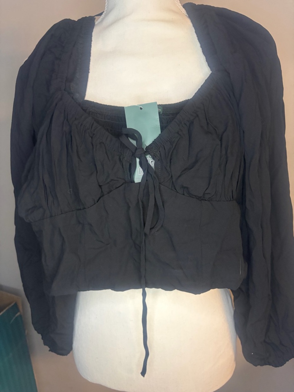 Wild Fable Black Crop Top M 🖤 NWT